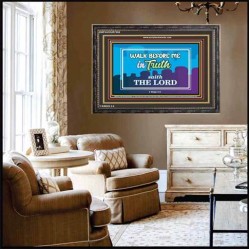 WALK IN TRUTH   Unique Bible Verse Framed   (GWFAVOUR7558)   "45x33"