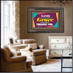 ABOUNDING GRACE   Printable Bible Verse to Framed   (GWFAVOUR7591)   