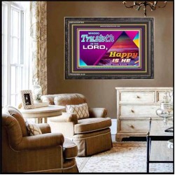 TRUST IN THE LORD   Framed Bedroom Wall Decoration   (GWFAVOUR7920)   "45x33"