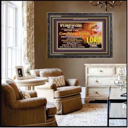 A CONSUMING FIRE   Bible Verses Framed Art Prints   (GWFAVOUR8361)   "45x33"