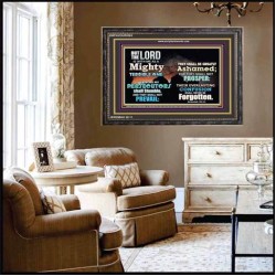 A MIGHTY TERRIBLE ONE   Bible Verse Frame Art Prints   (GWFAVOUR8362)   "45x33"