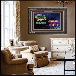 ABSTAIN FORNICATION   Inspirational Wall Art Poster   (GWFAVOUR8929)   