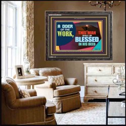 BE A DOER OF THE WORD OF GOD   Frame Scriptures Dcor   (GWFAVOUR9306)   "45x33"