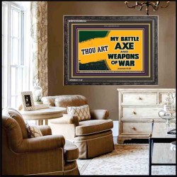 WEAPONS OF WAR   Christian Quotes Framed   (GWFAVOUR9434)   "45x33"