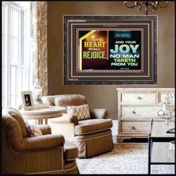 YOUR HEART SHALL REJOICE   Christian Wall Art Poster   (GWFAVOUR9464)   "45x33"