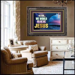 SIR WE WOULD SEE JESUS   Contemporary Christian Paintings Acrylic Glass frame   (GWFAVOUR9507)   