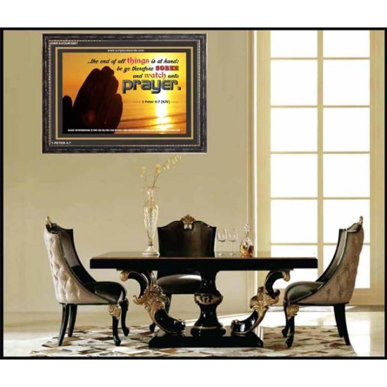 WATCH AND PRAY   Christian Wall Art Poster   (GWFAVOUR3887)   