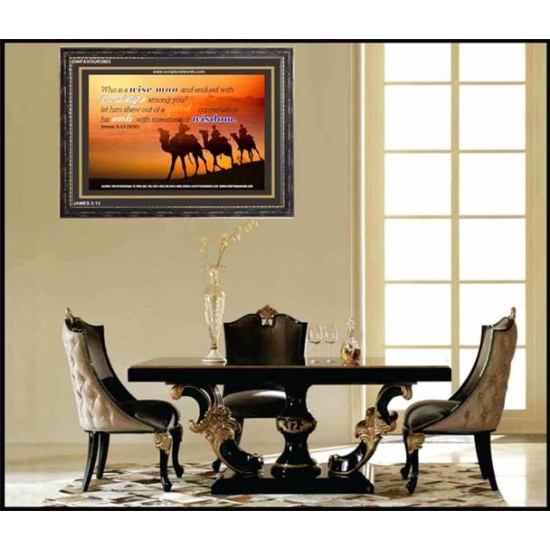 WISDOM   Christian Artwork Frame   (GWFAVOUR3903)   