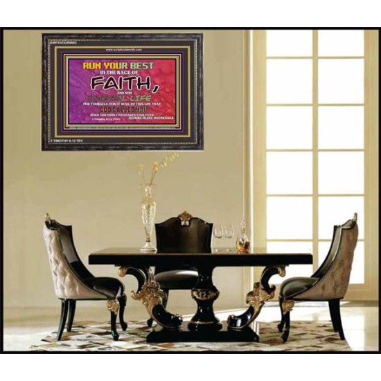 WIN ETERNAL LIFE   Inspiration office art and wall dcor   (GWFAVOUR6602)   