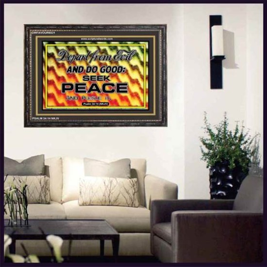 SEEK PEACE   Modern Wall Art   (GWFAVOUR6531)   