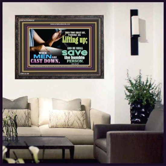 A LIFTING UP   Framed Bible Verses   (GWFAVOUR8432)   