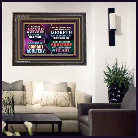 ADULTERY   Frame Scriptural Wall Art   (GWFAVOUR8971)   