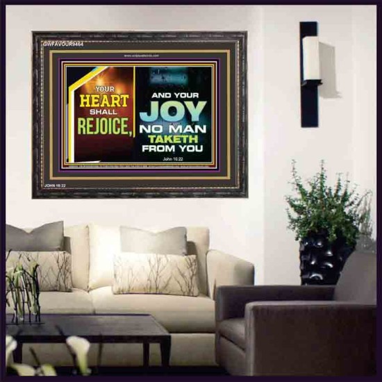 YOUR HEART SHALL REJOICE   Christian Wall Art Poster   (GWFAVOUR9464)   