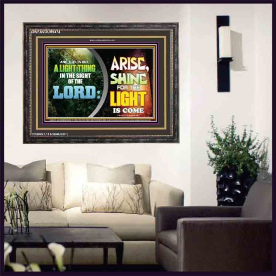A LIGHT THING IN THE SIGHT OF THE LORD   Art & Wall Dcor   (GWFAVOUR9474)   