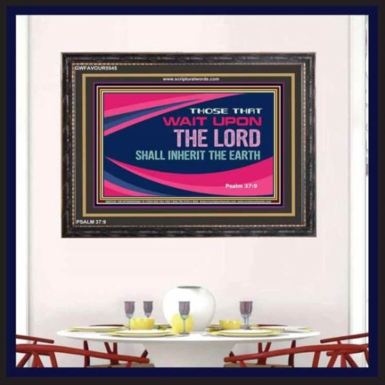 WAIT UPON THE LORD   Business Motivation Art   (GWFAVOUR5545)   