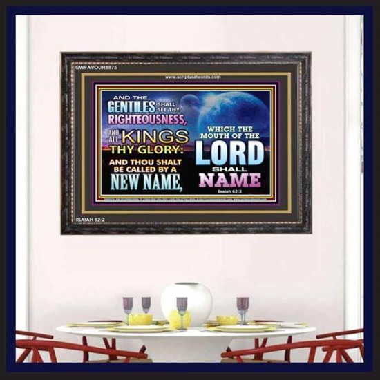 A NEW NAME   Contemporary Christian Paintings Frame   (GWFAVOUR8875)   