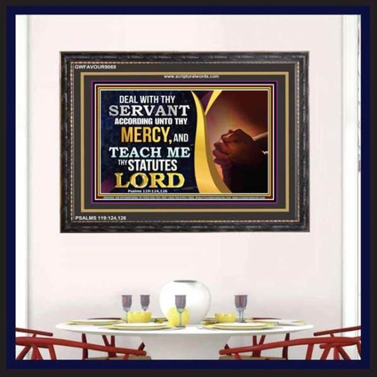 ACCORDING TO THY MERCY   New Wall Dcor   (GWFAVOUR9069)   