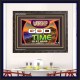 WORSHIP GOD FOR THE TIME IS AT HAND   Acrylic Glass framed scripture art   (GWFAVOUR9500)   