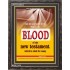 NEW TESTATMENT IN THE BLOOD OF THE LAMB   Framed Bible Verses Online   (GWFAVOUR030)   "33x45"