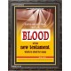 NEW TESTATMENT IN THE BLOOD OF THE LAMB   Framed Bible Verses Online   (GWFAVOUR030)   