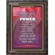 POWER TO TREAD UPON SERPENTS AND SCORPIONS   Framed Scripture Dcor   (GWFAVOUR050)   