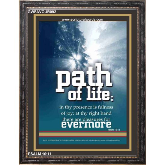 PATH OF LIFE   Scripture Art Prints   (GWFAVOUR092)   