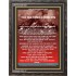 THE TEN COMMANDMENTS   Framed Business Entrance Lobby Wall Decoration    (GWFAVOUR1097)   "33x45"