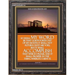 THE WORD OF GOD    Bible Verses Poster   (GWFAVOUR114)   