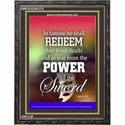 REDEEM THEE   Scripture Wooden Framed Signs   (GWFAVOUR1272)   