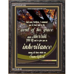 THE WORD OF HIS GRACE   Frame Bible Verse   (GWFAVOUR1282)   