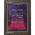 LOVE THE LORD THY GOD WITH ALL THINE HEART   Framed Bible Verse   (GWFAVOUR1287)   "33x45"