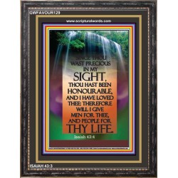 YOU ARE PRECIOUS IN THE SIGHT OF THE LORD   Christian Wall Dcor   (GWFAVOUR129)   "33x45"