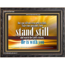 STAND STILL   Framed Bible Verse   (GWFAVOUR1505)   