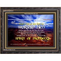 WORSHIP HIM   Custom Framed Bible Verse   (GWFAVOUR1511)   "45x33"