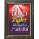 THE LORD SHALL FIGHT FOR YOU  Contemporary Christian Paintings Frame   (GWFAVOUR153B)   