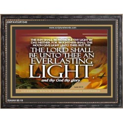AN EVERLASTING LIGHT   Scripture Wall Art   (GWFAVOUR1549)   