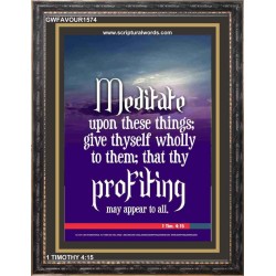 MEDITATE    Religious Art Frame   (GWFAVOUR1574)   