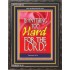 NOTHING IS TOO HARD FOR THE LORD   Bible Verse Acrylic Glass Frame   (GWFAVOUR162)   "33x45"