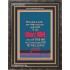 OBEY HIM   Custom Framed Bible Verse   (GWFAVOUR1648)   "33x45"