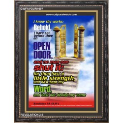 OPEN DOOR   Frame Scriptural Dcor   (GWFAVOUR1697)   