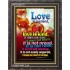 LOVE IS PATIENT   Scripture Art   (GWFAVOUR1731)   "33x45"