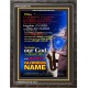 PRAISE THY GLORIOUS NAME   Bible Verses Poster   (GWFAVOUR1741)   