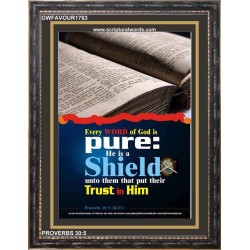 TRUST IN HIM   Scripture Art Frame   (GWFAVOUR1763)   "33x45"