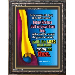 THE MOUNTAINS SHALL DEPART   Contemporary Christian Paintings Acrylic Glass frame   (GWFAVOUR1797)   