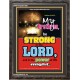 POWER OF HIS MIGHT   Scripture Art Acrylic Glass Frame   (GWFAVOUR1891)   