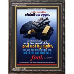 NOT BY RIGHT   Framed Bible Verses Online   (GWFAVOUR1931)   