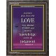 LOVE THE LORD WITH ALL THINE HEART   Contemporary Christian Paintings Acrylic Glass frame   (GWFAVOUR230)   