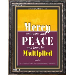 MERCY UNTO YOU   Framed Picture   (GWFAVOUR233)   