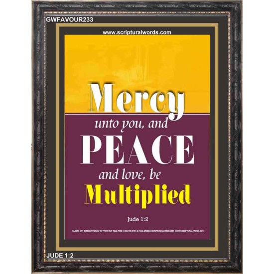 MERCY UNTO YOU   Framed Picture   (GWFAVOUR233)   