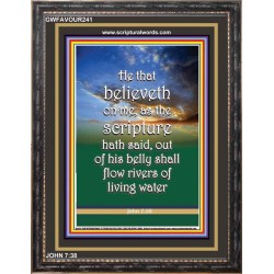 THE RIVERS OF LIFE   Framed Bedroom Wall Decoration   (GWFAVOUR241)   
